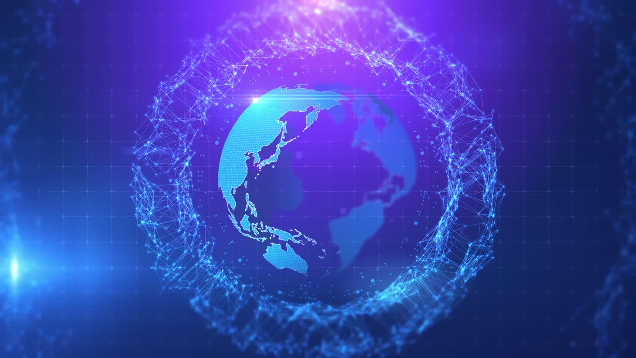 Digital future tech global data world