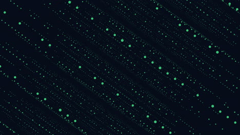 pink dot grid pattern on black background