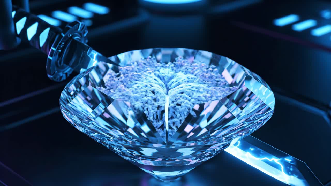 Diamond and Lightning Sword