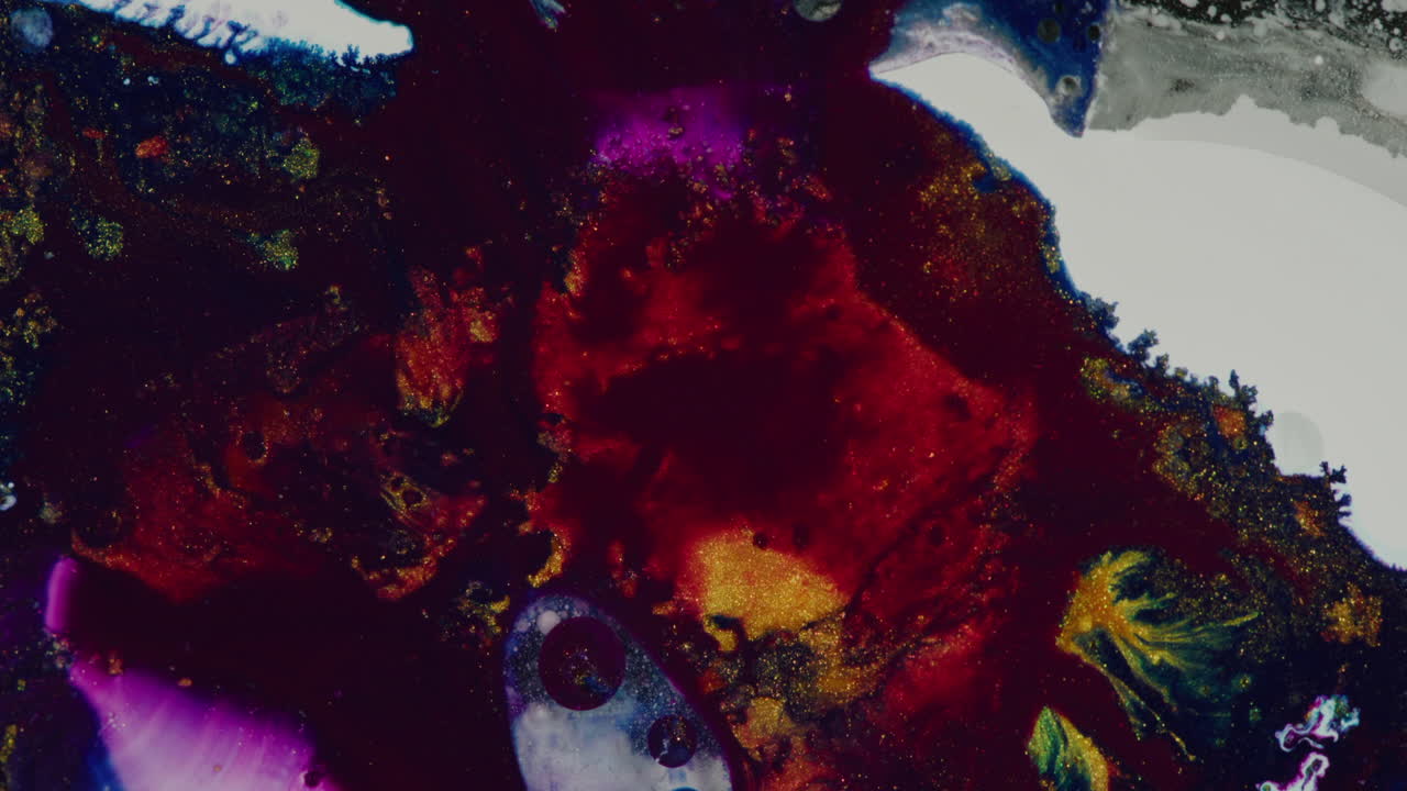 explosión abstracta líquida colorida