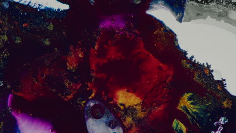 explosión abstracta líquida colorida