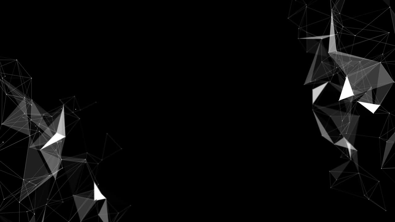 inteligencia artificial abstracta. tecnología de bucle de red de animación de fondo.