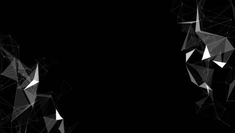 abstract artificial intelligence. technology web loop background animation.