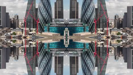 London Aldwych Skyline Abstract 4K 00