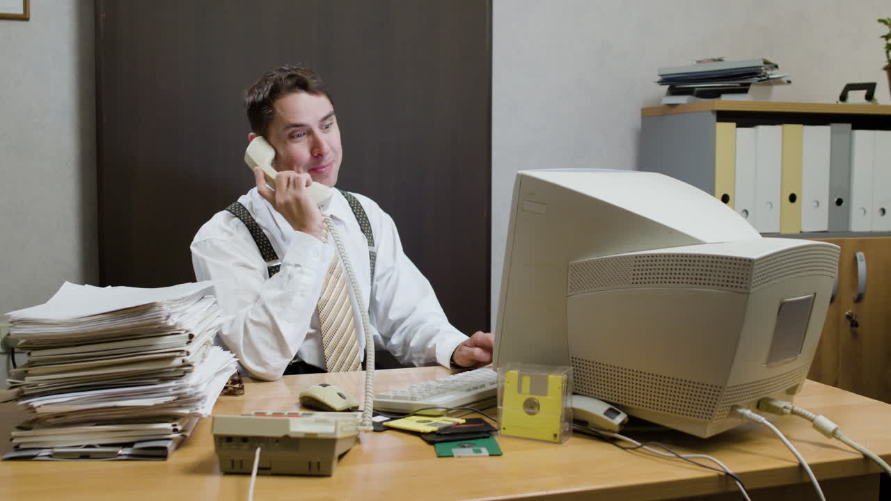 винтажный офис.