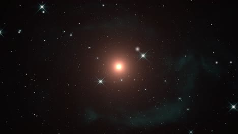 cúmulos de estrellas de orión animados en 4k en el gran universo