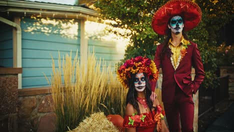 day of the dead couple costume