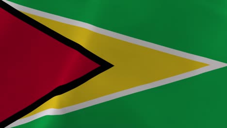 guyana agitando la bandera animación 4k fondo de papel tapiz en movimiento