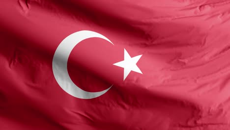 turkish flag loop animation