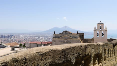 scenic view of naples and mount vesuvius