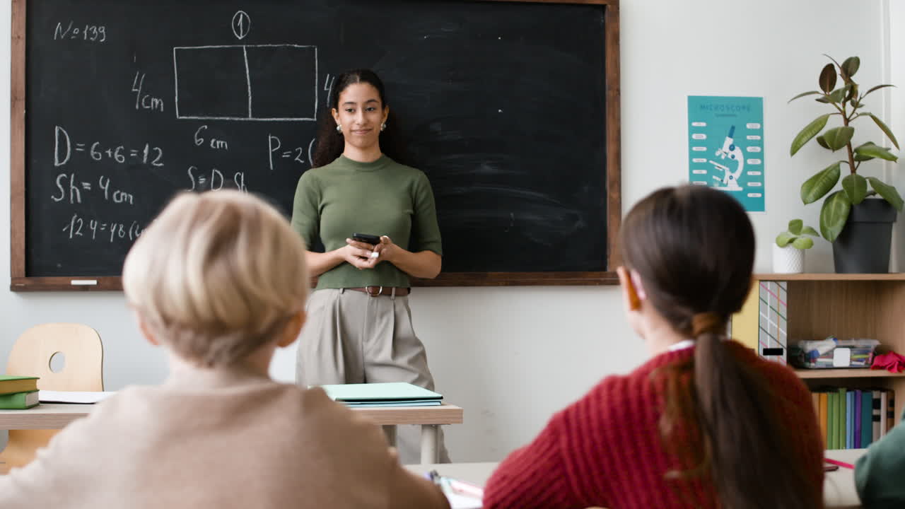 Classroom Math Lesson