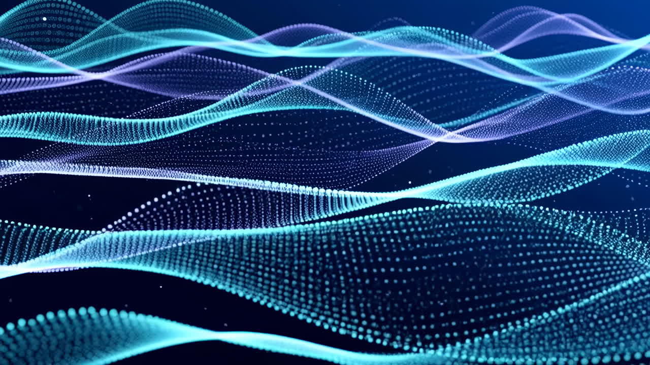 Abstract Data Wave Background