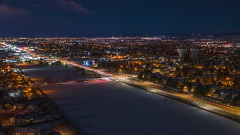 Hyperlapse-night-view-of-Westminster-Colorado