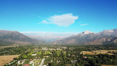 sowing and harvesting, agriculture in the commune of pirque, country of chile