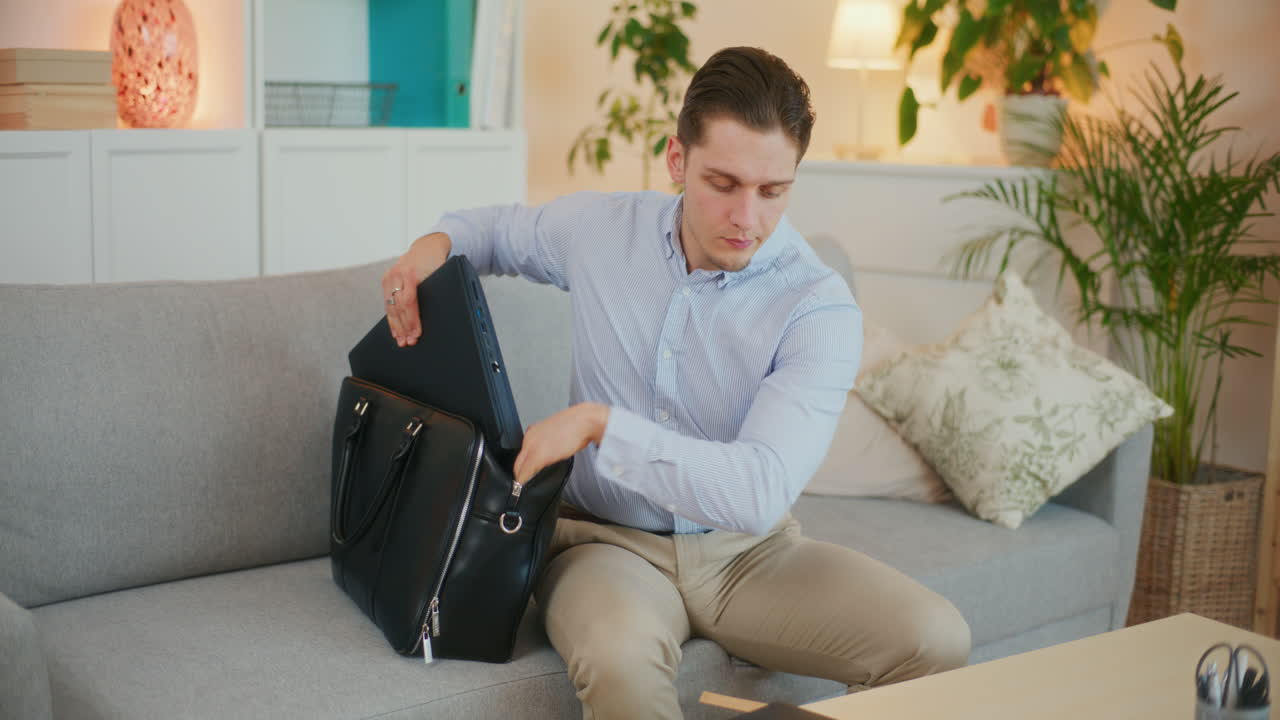 Entrepreneur Packs Laptop