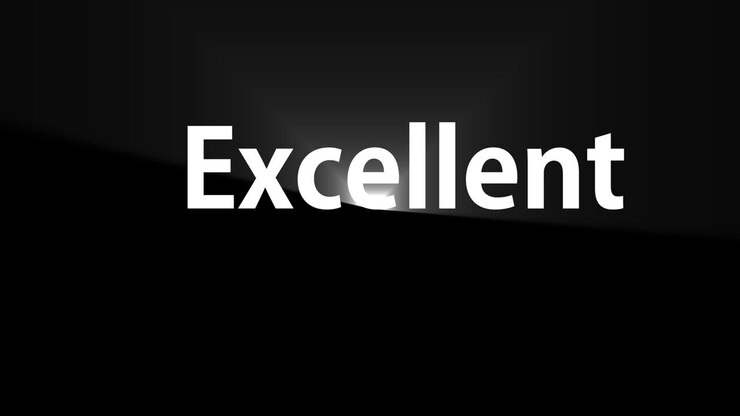 Excellent text animation message motion graphics