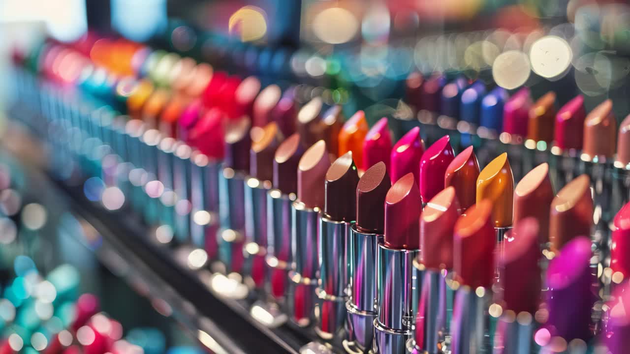 Colorful Lipstick Display