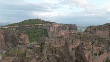 Meteora-Rock-Formations-In-Greece