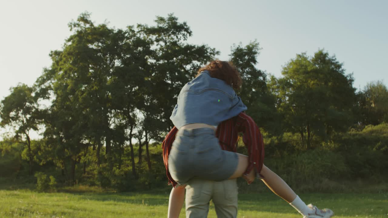 Women Having Fun Outdoors