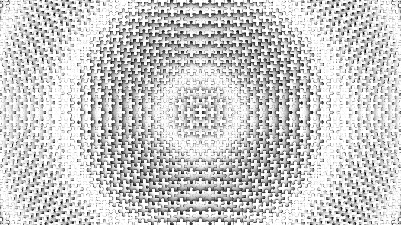 Puzzles Formed A Wave