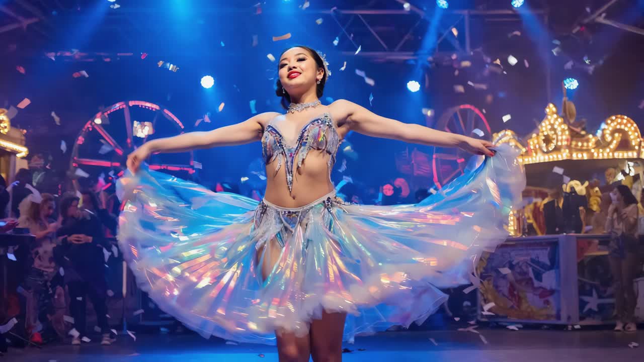 Dancer performing at an event