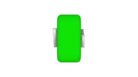 animated 3d check mark icon on transparent background with alpha channel.