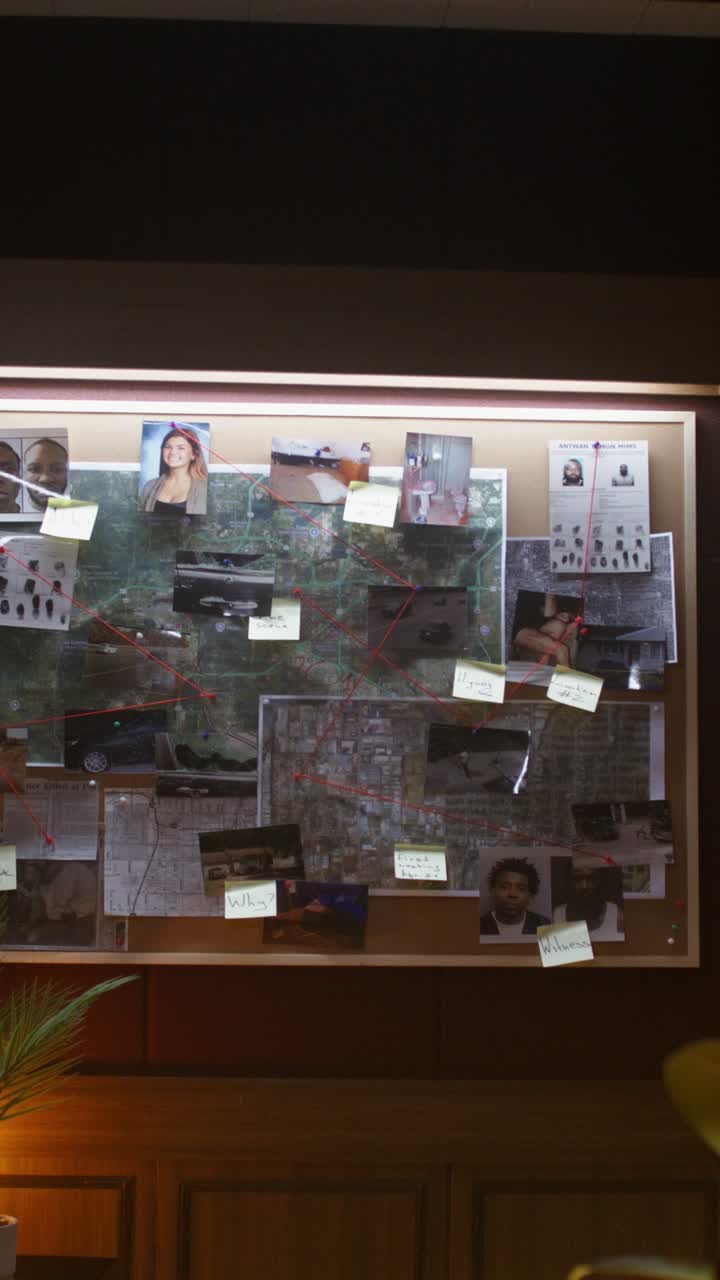 Crime Scene Investigation Bulletin Board