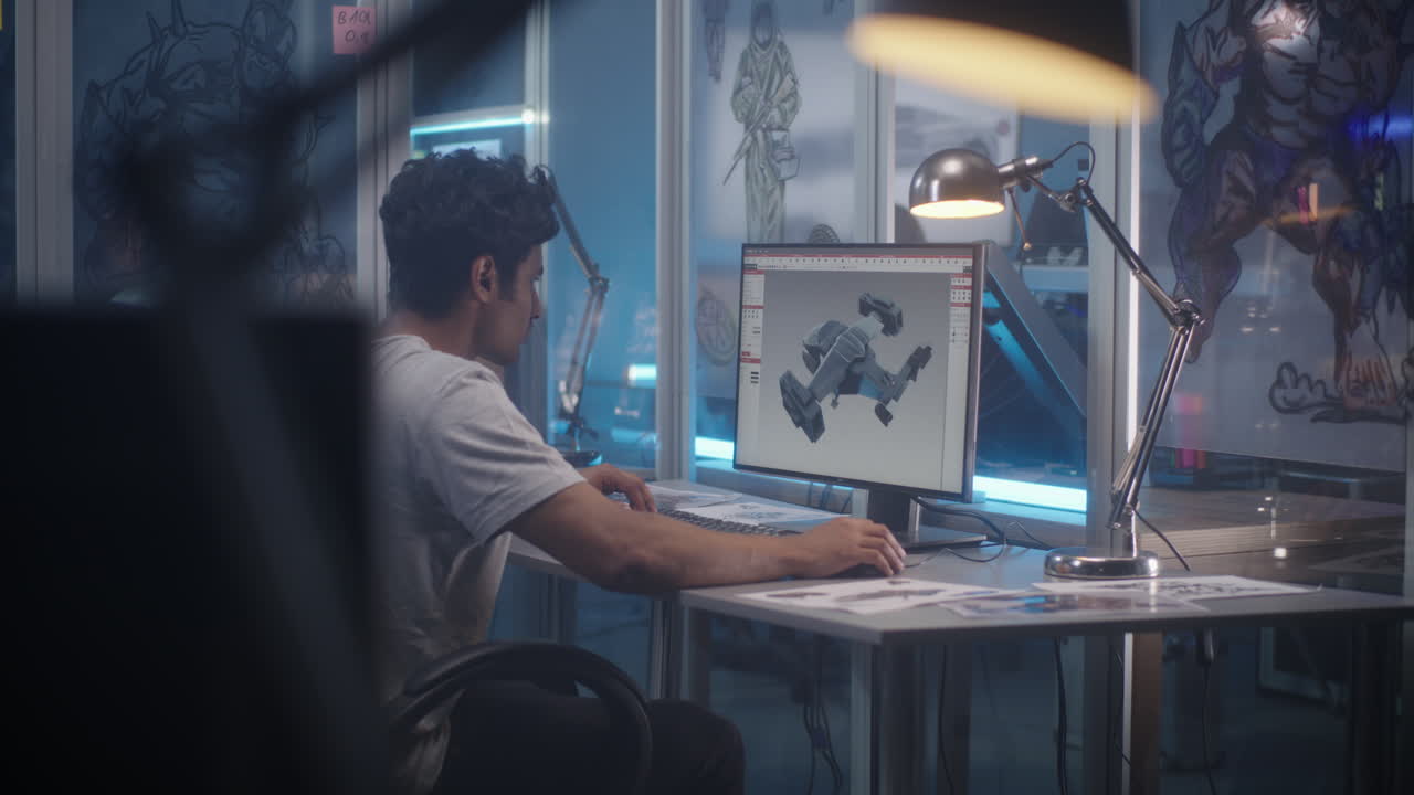 3D Model Designer at Work