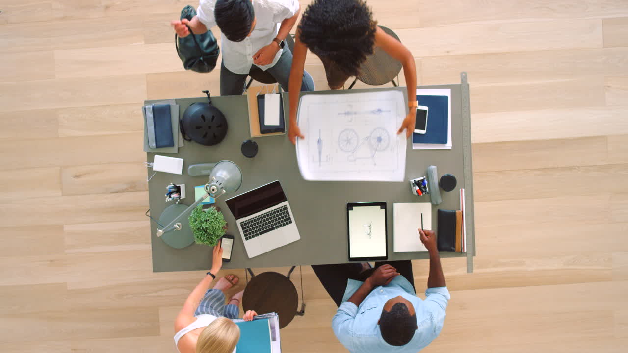 Creative startup, design team