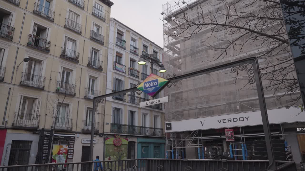 Chueca Metro Station in Madrid