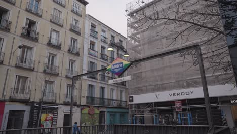 Chueca Metro Station in Madrid
