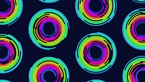 Colorful-spiral-futuristic-circles-pattern-on-dark-gradient