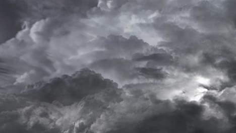 Lightning-thunderstorm-flash-over-the-sky