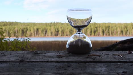 time ending in the hour glass