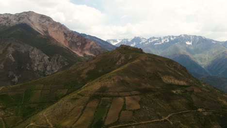 Summit-Of-The-Mountain-Range-At-With-A-View-Of-Alpine-Area-In-Uzbekistan