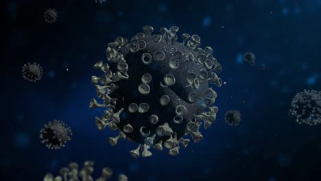 modelo 3d de un virus