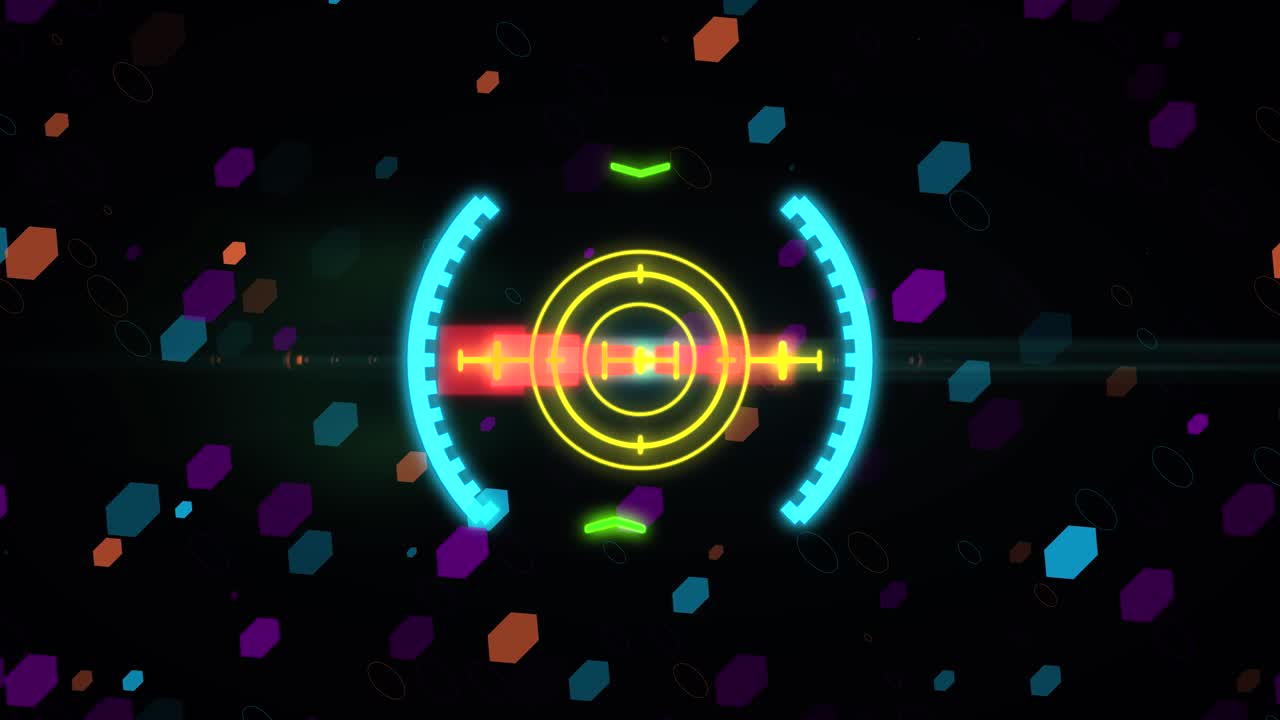 허드 스페이스 시트 요소 모션 그래픽