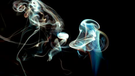 ornate twists of flowing smoke