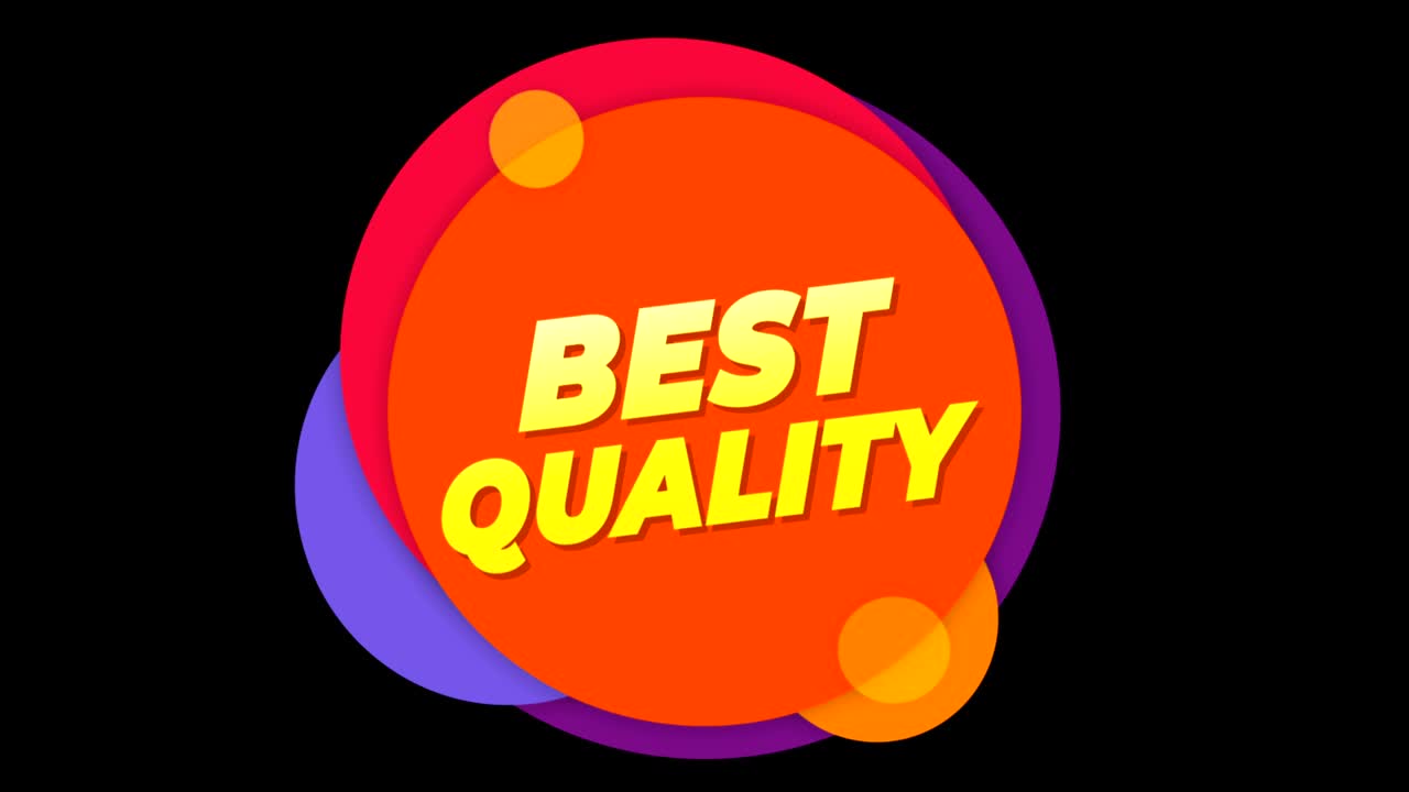 Best Quality  Text Sticker Colorful Sale Popup Animation.
