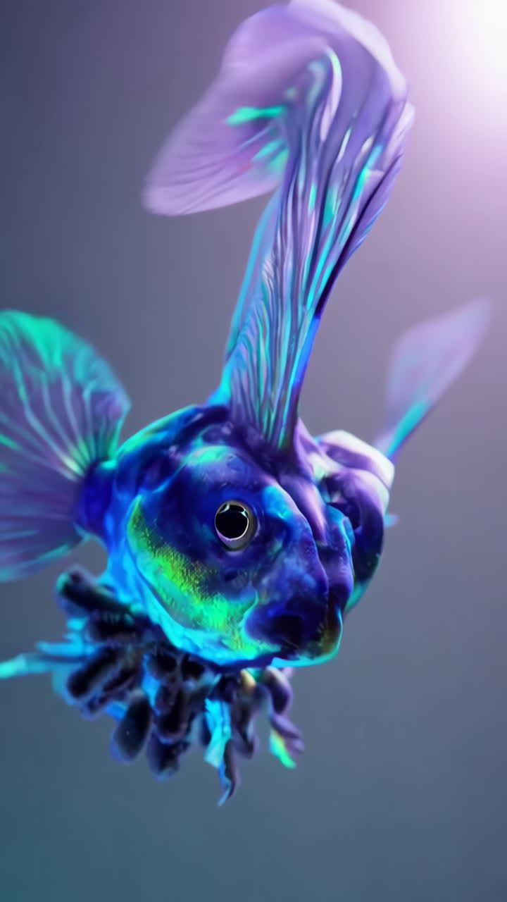 Vibrant Iridescent Fantasy Fish