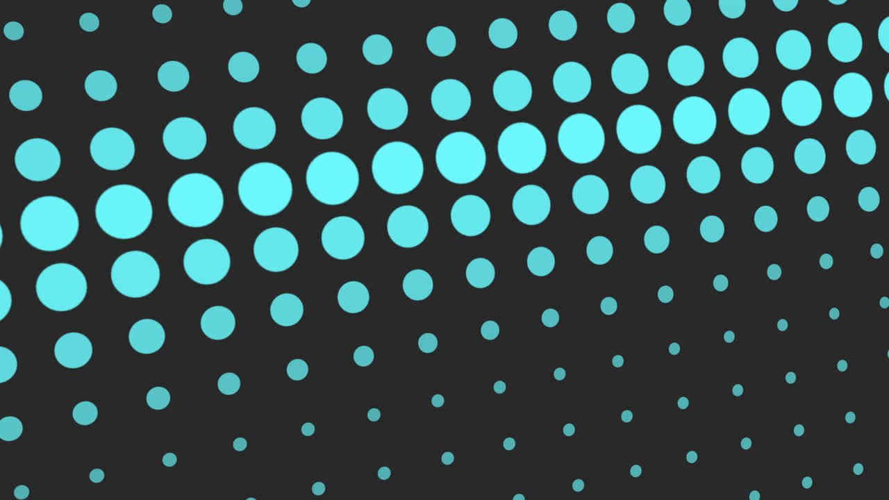 Motion geometric neon blue small dots