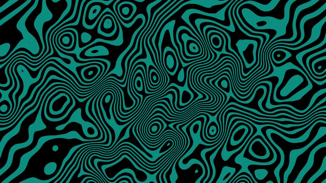 Abstract Wave Lines, Particle lines turbulence, Particle Connection Network, Wave Pattern, Pattern Prism Glitch Curve, Cyan Color