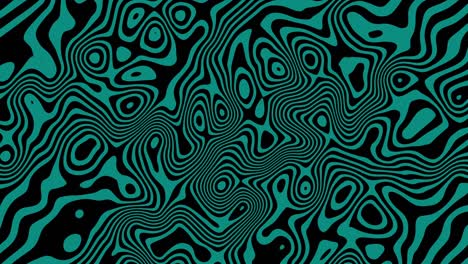 líneas de onda abstractas, líneas de partículas turbulencia, red de conexión de partículas, patrón de onda, curva de glitch de prisma de patrón, color cian