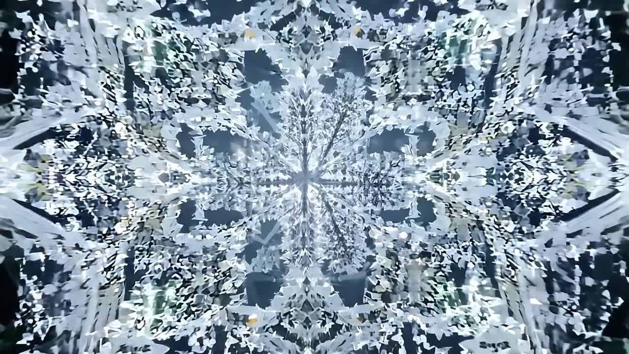 아름다운 눈송이의 근접 사진