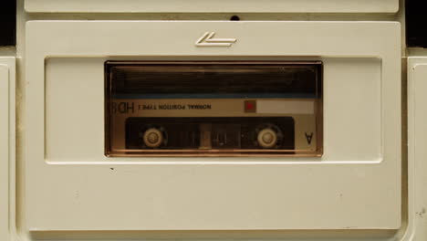 vintage cassette tape player