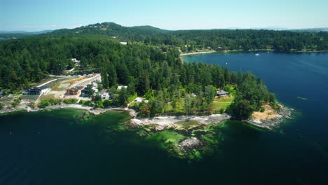 Bird's-eye-view-of-Vancouver-Island-in-British-Columbia,-Canada