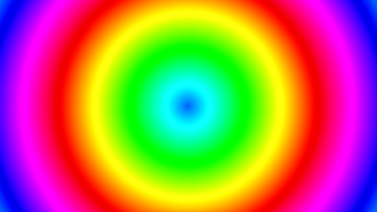 fondo radial de colores bucle sin costuras