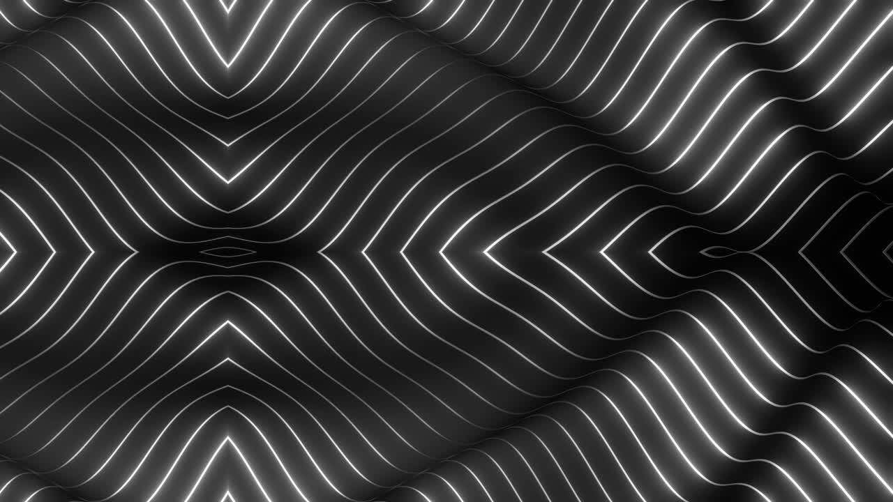 Abstract Glowing Lines Pattern