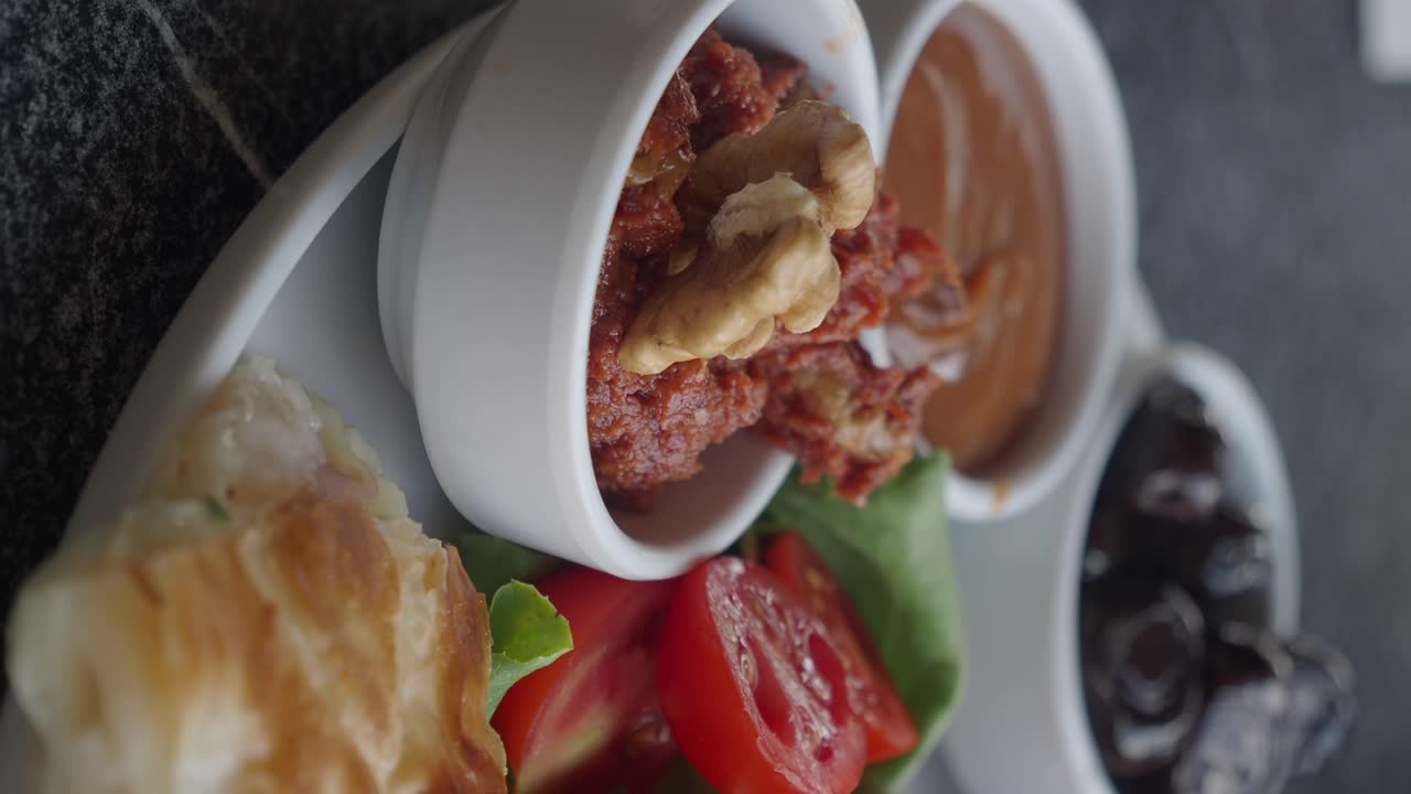 터키식 아침식사 접시