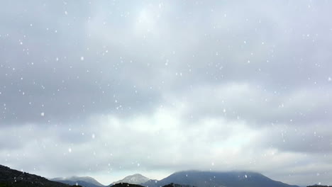 paisaje de invierno en el campo